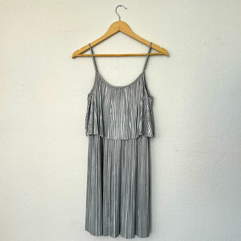 H&M Silver Mini Dress